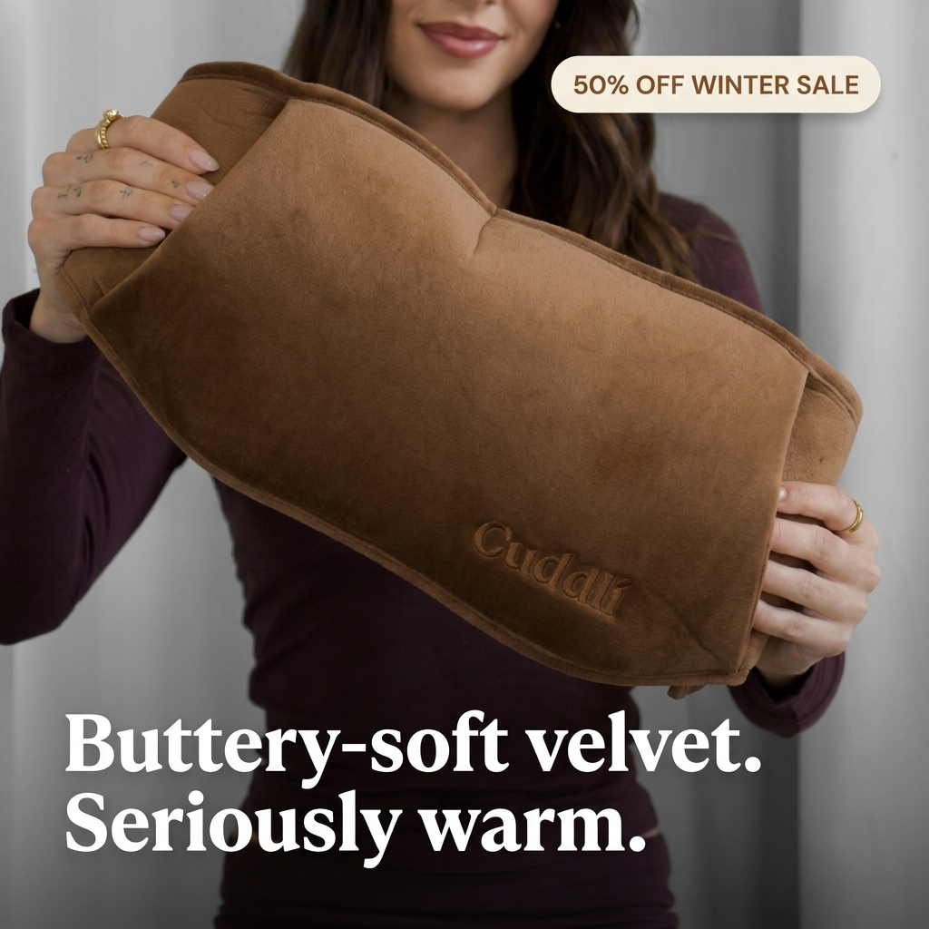 Cuddli™ - Electric Hot Water Bottle + Cuddli Waist Belt