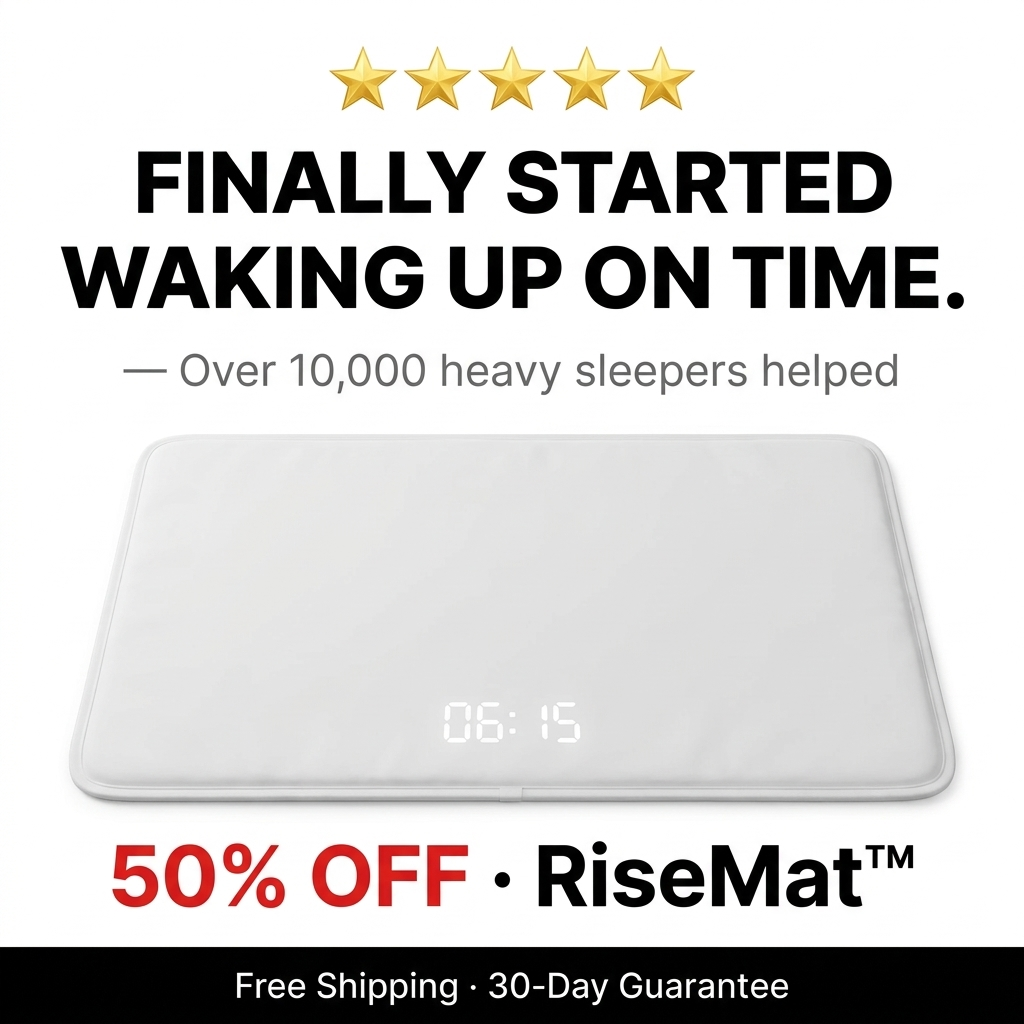 RiseMat™ - Floor Mat Alarm Clock