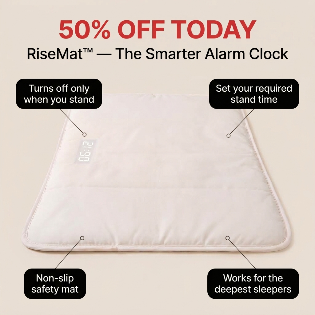 RiseMat™ - Floor Mat Alarm Clock