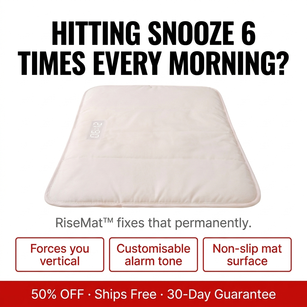 RiseMat™ - Floor Mat Alarm Clock