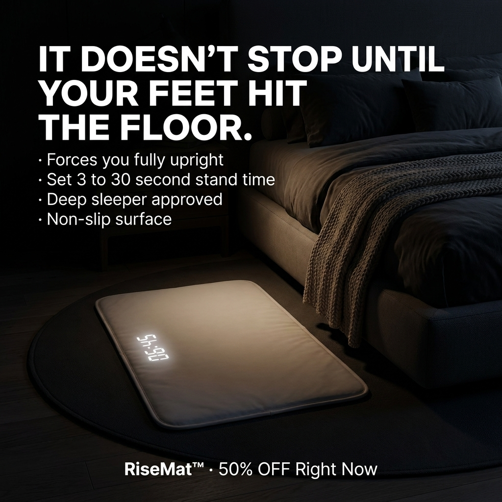 RiseMat™ - Floor Mat Alarm Clock