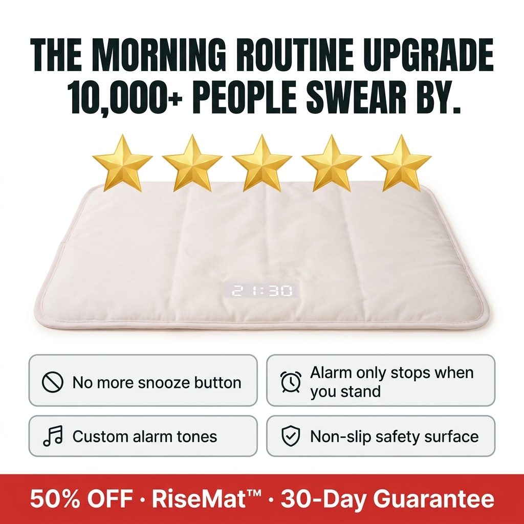 RiseMat™ - Floor Mat Alarm Clock