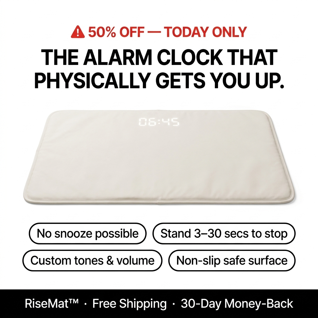 RiseMat™ - Floor Mat Alarm Clock