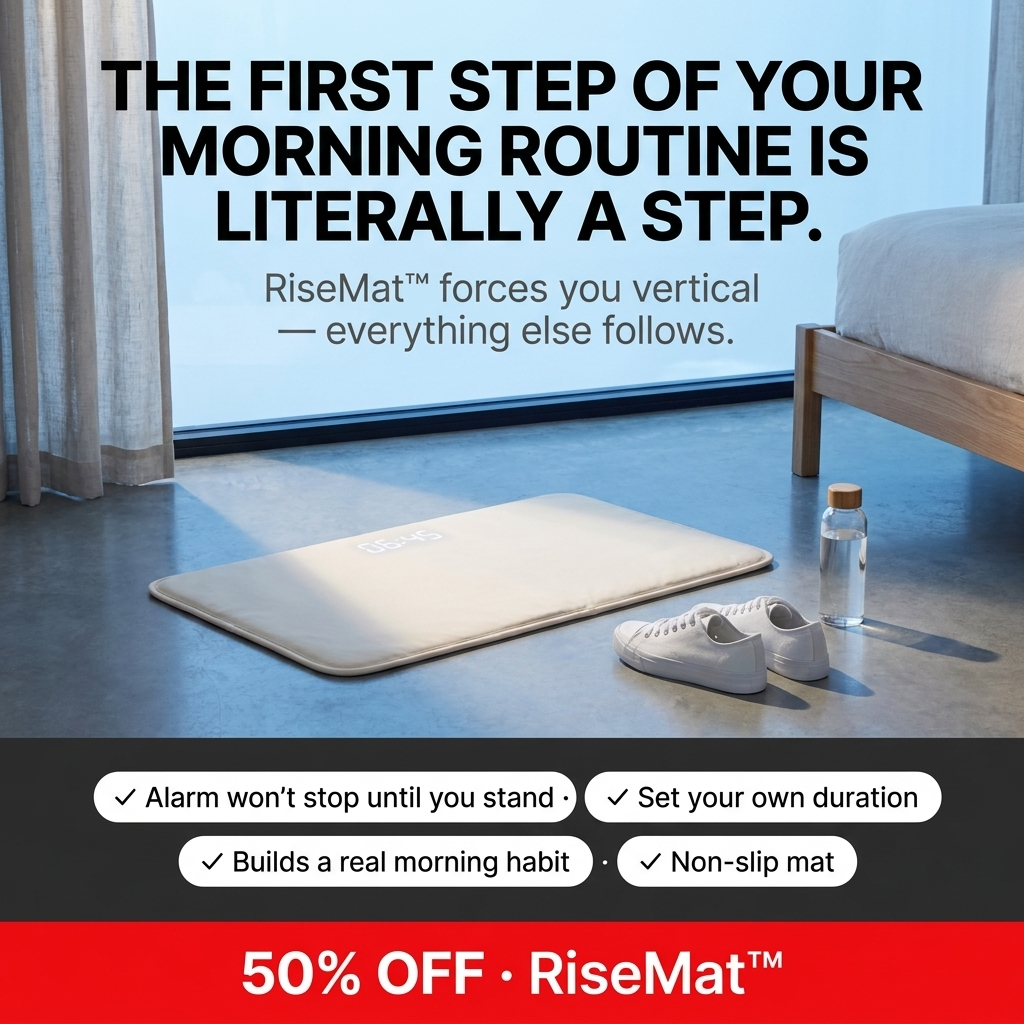 RiseMat™ - Floor Mat Alarm Clock